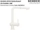 SCHOCK K�chenarmatur Epos Cristadur� Classic Line Einhebelmischer Zugauslauf 180� schwenkbarer Auslauf