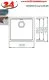 SCHOCK K�chensp�le Kiruna N-100-U Cristadur� Nano-Granitsp�le / Unterbausp�le Green Line mit Drehexcenter
