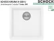 SCHOCK K�chensp�le Kiruna N-100-U Cristadur� Nano-Granitsp�le / Unterbausp�le Green Line mit Drehexcenter