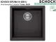 SCHOCK K�chensp�le Kiruna N-100-U Cristadur� Nano-Granitsp�le / Unterbausp�le Green Line mit Drehexcenter