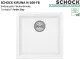 SCHOCK K�chensp�le Kiruna N-100-FB Cristadur� Nano-Granitsp�le fl�chenb�ndig Green Line mit Drehexcenter