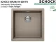 SCHOCK K�chensp�le Kiruna N-100-FB Cristadur� Nano-Granitsp�le fl�chenb�ndig Green Line mit Drehexcenter