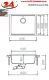 SCHOCK K�chensp�le Kiruna N-100L Cristadur� Nano-Granitsp�le Green Line mit Drehexcenter
