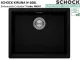 SCHOCK K�chensp�le Kiruna N-100L Cristadur� Nano-Granitsp�le Green Line mit Drehexcenter