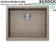 SCHOCK K�chensp�le Kiruna N-100L Cristadur� Nano-Granitsp�le Green Line mit Drehexcenter
