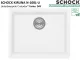 SCHOCK K�chensp�le Kiruna N-100L-U Cristadur� Nano-Granitsp�le / Unterbausp�le Green Line mit Drehexcenter