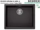 SCHOCK K�chensp�le Kiruna N-100L-U Cristadur� Nano-Granitsp�le / Unterbausp�le Green Line mit Drehexcenter