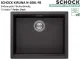 SCHOCK K�chensp�le Kiruna N-100L-FB Cristadur� Nano-Granitsp�le fl�chenb�ndig Green Line mit Drehexcenter