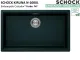 SCHOCK K�chensp�le Kiruna N-100XL Cristadur� Nano-Granitsp�le Green Line mit Drehexcenter
