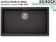 SCHOCK K�chensp�le Kiruna N-100XL Cristadur� Nano-Granitsp�le Green Line mit Drehexcenter
