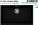 SCHOCK K�chensp�le Kiruna N-100XL Cristadur� Nano-Granitsp�le Green Line mit Drehexcenter
