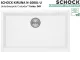 SCHOCK K�chensp�le Kiruna N-100XL-U Cristadur� Nano-Granitsp�le / Unterbausp�le Green Line mit Drehexcenter