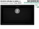 SCHOCK K�chensp�le Kiruna N-100XL-U Cristadur� Nano-Granitsp�le / Unterbausp�le Green Line mit Drehexcenter