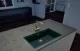 SCHOCK K�chensp�le Kiruna N-100XL-FB Cristadur� Nano-Granitsp�le fl�chenb�ndig Green Line mit Drehexcenter