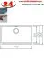 SCHOCK K�chensp�le Kiruna N-100XL-U allBlack Cristadur� Nano-Granitsp�le / Unterbausp�le Green Line mit Drehexcenter Black-Edition