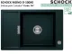 SCHOCK K�chensp�le Mono D-100XS Cristadur� Nano-Granitsp�le / Einbausp�le Green Line mit Drehexcenter