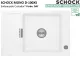 SCHOCK K�chensp�le Mono D-100XS Cristadur� Nano-Granitsp�le / Einbausp�le Green Line mit Drehexcenter