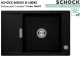 SCHOCK K�chensp�le Mono D-100XS Cristadur� Nano-Granitsp�le / Einbausp�le Green Line mit Drehexcenter