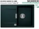 SCHOCK K�chensp�le Mono D-100S Cristadur� Nano-Granitsp�le / Einbausp�le Green Line mit Drehexcenter