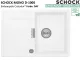 SCHOCK K�chensp�le Mono D-100S Cristadur� Nano-Granitsp�le / Einbausp�le Green Line mit Drehexcenter