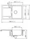 SCHOCK K�chensp�le Mono D-100S Cristadur� Nano-Granitsp�le / Einbausp�le Green Line mit Drehexcenter