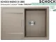 SCHOCK K�chensp�le Mono D-100S Cristadur� Nano-Granitsp�le / Einbausp�le Green Line mit Drehexcenter