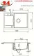 SCHOCK K�chensp�le Mono D-100 Cristadur� Nano-Granitsp�le / Einbausp�le Green Line mit Drehexcenter
