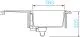SCHOCK K�chensp�le Mono D-100 Cristadur� Nano-Granitsp�le / Einbausp�le Green Line mit Drehexcenter