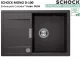 SCHOCK K�chensp�le Mono D-100 Cristadur� Nano-Granitsp�le / Einbausp�le Green Line mit Drehexcenter