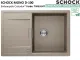 SCHOCK K�chensp�le Mono D-100 Cristadur� Nano-Granitsp�le / Einbausp�le Green Line mit Drehexcenter