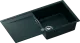 SCHOCK K�chensp�le Mono D-100L Cristadur� Nano-Granitsp�le / Einbausp�le Green Line mit Drehexcenter