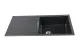 SCHOCK K�chensp�le Mono D-100L Cristadur� Nano-Granitsp�le / Einbausp�le Green Line mit Drehexcenter