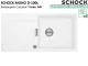 SCHOCK K�chensp�le Mono D-100L Cristadur� Nano-Granitsp�le / Einbausp�le Green Line mit Drehexcenter