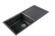 SCHOCK K�chensp�le Mono D-100L Cristadur� Nano-Granitsp�le / Einbausp�le Green Line mit Drehexcenter
