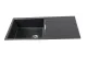 SCHOCK K�chensp�le Mono D-100L Cristadur� Nano-Granitsp�le / Einbausp�le Green Line mit Drehexcenter