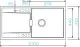 SCHOCK K�chensp�le Mono D-100L Cristadur� Nano-Granitsp�le / Einbausp�le Green Line mit Drehexcenter