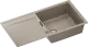 SCHOCK K�chensp�le Mono D-100L Cristadur� Nano-Granitsp�le / Einbausp�le Green Line mit Drehexcenter