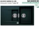 SCHOCK K�chensp�le Mono D-150 Cristadur� Nano-Granitsp�le / Einbausp�le Green Line mit Drehexcenter