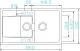 SCHOCK K�chensp�le Mono D-150 Cristadur� Nano-Granitsp�le / Einbausp�le Green Line mit Drehexcenter