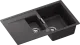 SCHOCK K�chensp�le Mono D-150 Cristadur� Nano-Granitsp�le / Einbausp�le Green Line mit Drehexcenter