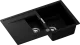 SCHOCK K�chensp�le Mono D-150 Cristadur� Nano-Granitsp�le / Einbausp�le Green Line mit Drehexcenter