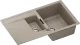 SCHOCK K�chensp�le Mono D-150 Cristadur� Nano-Granitsp�le / Einbausp�le Green Line mit Drehexcenter