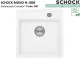 SCHOCK K�chensp�le Mono N-100S Cristadur� Nano-Granitsp�le / Einbausp�le Green Line mit Drehexcenter