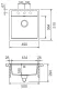SCHOCK K�chensp�le Mono N-100S Cristadur� Nano-Granitsp�le / Einbausp�le Green Line mit Drehexcenter