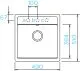 SCHOCK K�chensp�le Mono N-100S Cristadur� Nano-Granitsp�le / Einbausp�le Green Line mit Drehexcenter