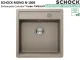 SCHOCK K�chensp�le Mono N-100S Cristadur� Nano-Granitsp�le / Einbausp�le Green Line mit Drehexcenter