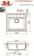 SCHOCK K�chensp�le Mono N-100 Cristadur� Nano-Granitsp�le / Einbausp�le Green Line mit Drehexcenter