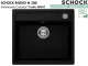 SCHOCK K�chensp�le Mono N-100 Cristadur� Nano-Granitsp�le / Einbausp�le Green Line mit Drehexcenter