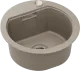 SCHOCK K�chensp�le Mono R-100 Cristadur� Nano-Granitsp�le / Runde Sp�le Green Line mit Drehexcenter