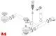SCHOCK Ablaufgarnitur 2x 3,5" mit Ablauffernbedienung 1x 3,5" Siebkorb-Excenterventil 1x 3,5" Siebkorb-Stopfenventil �berlauf rund Ablaufgarnitur Komplett (629349)